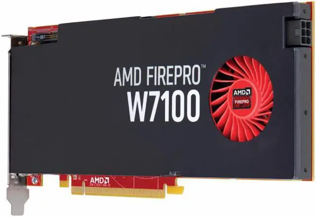 Alt view image 2 of 2 - Hp Firepro W7100 Graphic Adapter - 8 Gb Gddr5 - Pci Express 3.0 X16 - Full-height - Single Slot Spa