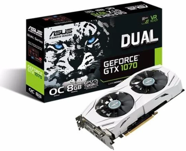 Alt view image 6 of 11 - ASUS GeForce GTX 1070 DirectX 12 90YV09T1-M0NA00 8GB 256-Bit GDDR5 PCI Express 3.0 x16 Video Card