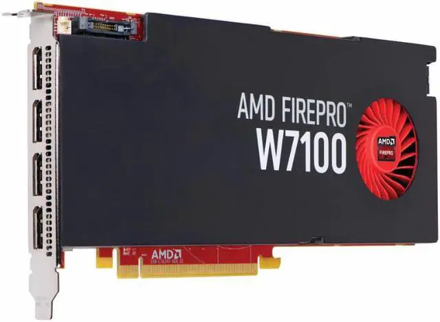 Main image of Hp Firepro W7100 Graphic Adapter - 8 Gb Gddr5 - Pci Express 3.0 X16 - Full-height - Single Slot Spa