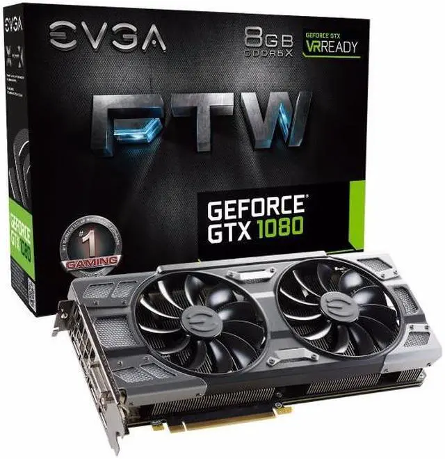 Alt view image 5 of 5 - EVGA GeForce GTX 1080 DirectX 12 08G-P4-6286-KR 8GB 256-Bit GDDR5X PCI Express 3.0 Graphics Card