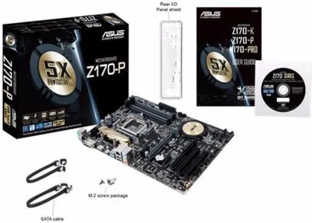 Alt view image 2 of 5 - ASUS Z170-P (90MB0NR0-M0EAY0) LGA 1151 Intel Z170 HDMI SATA 6Gb/s USB 3.0 ATX Intel Motherboard