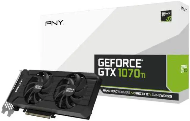 Alt view image 4 of 4 - PNY GeForce GTX 1070 Dual 8GB PCI-E x16 3.0 GDDR5 Graphics Card (GF107IGTXCR8GEPB)