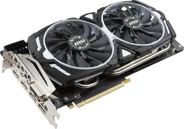 Alt view image 4 of 6 - MSI GeForce GTX 1080 TI Armor OC 11GB PCI-E x16 3.0 GDDR5X Graphics Card (V360-010R)