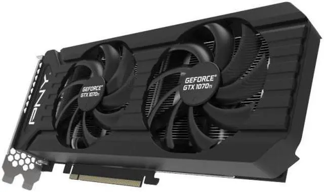 Alt view image 2 of 4 - PNY GeForce GTX 1070 Dual 8GB PCI-E x16 3.0 GDDR5 Graphics Card (GF107IGTXCR8GEPB)