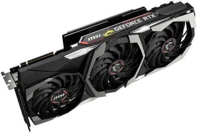Alt view image 4 of 10 - MSI RTX 2080 Ti Gaming X Trio 11GB GDDR6 Graphics Card (V371-026R)