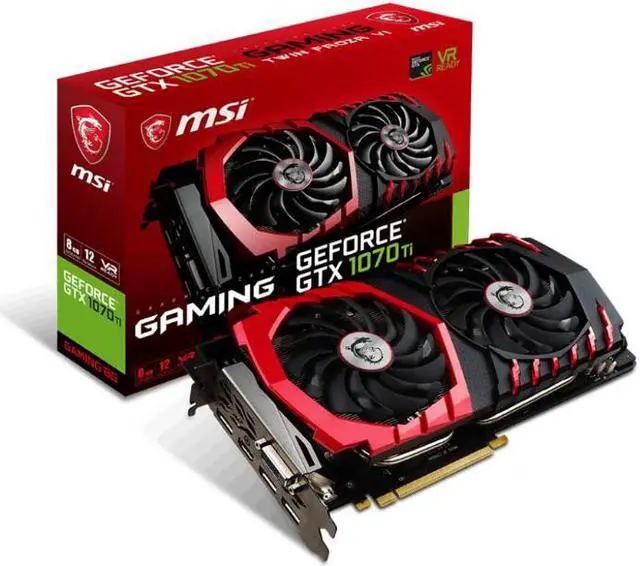 Alt view image 5 of 5 - MSI GTX 1070 Ti Gaming 8GB GDDR5 Graphics Card (GTX 1070 TI GAMING 8G)