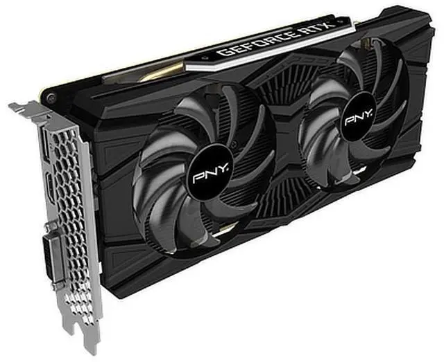 Alt view image 3 of 15 - PNY GeForce RTX 2060 SUPER Dual Fan - Graphics card - GF RTX 2060 SUPER - 8 GB GDDR6 - PCIe 3.0 x16 - DVI, HDMI, Display