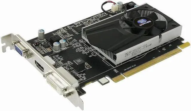 Alt view image 2 of 5 - Sapphire Radeon R7 240 4GB GDDR3 Graphics Card (11216-30-20G)