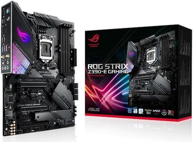 Alt view image 2 of 8 - ASUS ROG Strix Z390-E Gaming LGA 1151 (300 Series) Intel Z390 SATA 6Gb/s ATX Intel Motherboard
