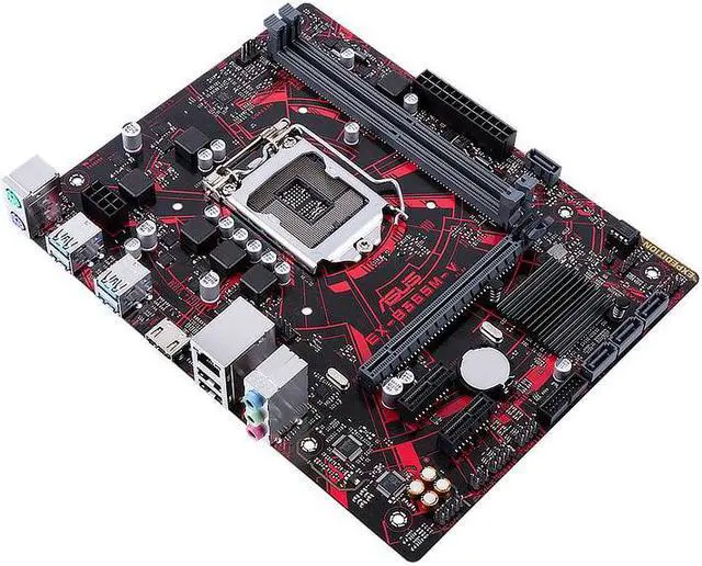 Alt view image 2 of 5 - ASUS EX-B365M-V LGA 1151 Intel B365 DDR4 Micro ATX Motherboard (90MB10Y0-M0EAYM)