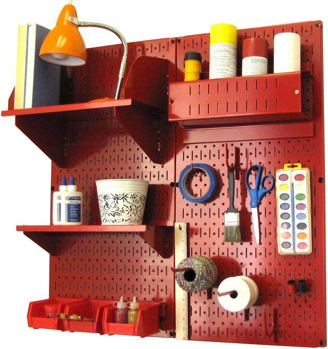 Wall Control Pegboard Hobby Craft Pegboard Organizer Storage Kit