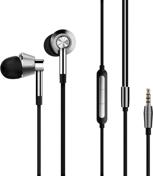 Alt view image 2 of 7 - 1MORE Triple Driver in-Ear Earphones Hi-Res Headphones with High Resolution, Bass Driven Sound, MEMS Mic, in-Line Remote, High Fidelity for Smartphones/PC/Tablet- Silver