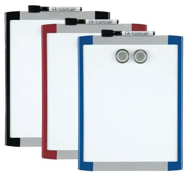 Alt view image 4 of 12 - ACCO MHOW8511 Quartet Dry Erase Board 11" Width x 8.50" Height - White Stainless Steel Surface - Plastic Frame - Film - 1 Each