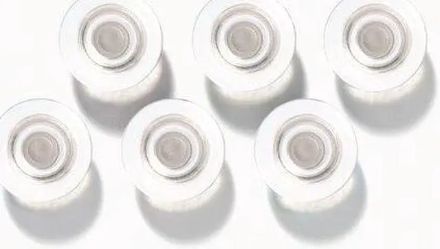 Main image of Quartet Glass Magnets, Large, 0.45" Dia, Clear, 6/Pack 85391