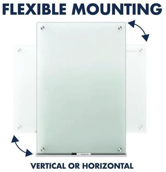 Alt view image 7 of 20 - Quartet G3624F Infinity Glass Marker Board, Frosted, 36 x 24, 1 Each