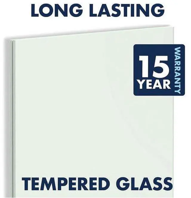 Alt view image 7 of 11 - Quartet GDP1723W Desktop Glass Dry Erase Panel, Magnetic, 17" x 23", White