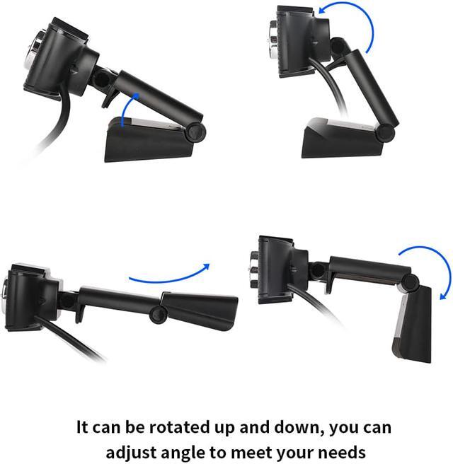 Alt view image 3 of 7 - HXSJ 480P Web Cam with Absorption Microphone MIC for Skype for Android TV Rotatable Computer Special Effects Camera Webcam