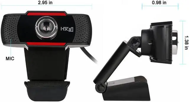 Alt view image 3 of 7 - USB Webcam HD 480P Video Recording Camera Live Web Cameras for Microsoft HP Computer with Microphone Online Webcams