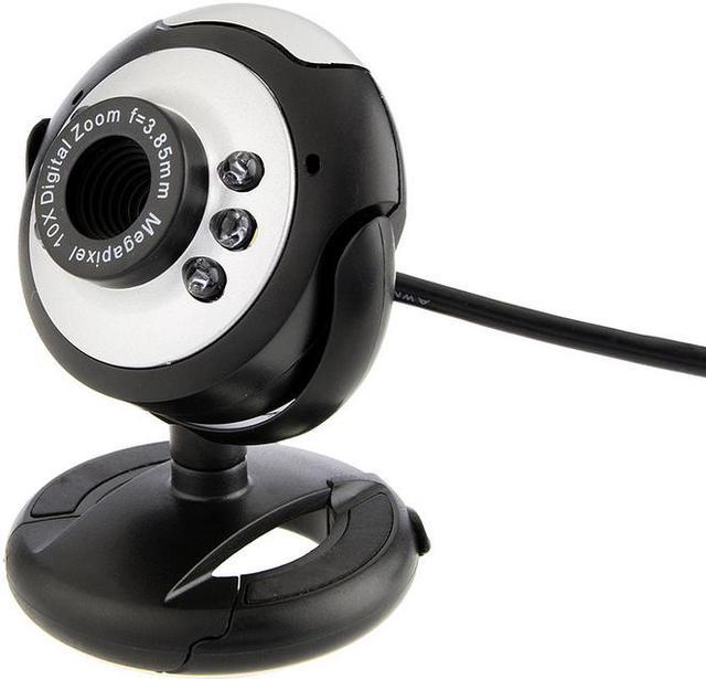 480P Webcam Live Streaming Webcam 360 Degree Rotatable USB for PC
