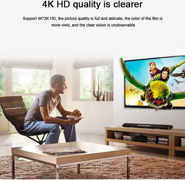 Alt view image 7 of 7 - 4K 2K@60Hz Display Port DisplayPort DP Male to HDMI Female Converter Adapter Video Audio connector Fit for MacBook Pro Air d25, 1 Pack