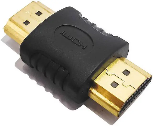 Alt view image 2 of 8 - HDMI Male to Male Adapter,SinLoon 19 Pin HDMI Male Type A to HDMI Male Type A M/M Extender Adapter Converter Coupler Connector for HDTV(5-Pack,Gold Plated)