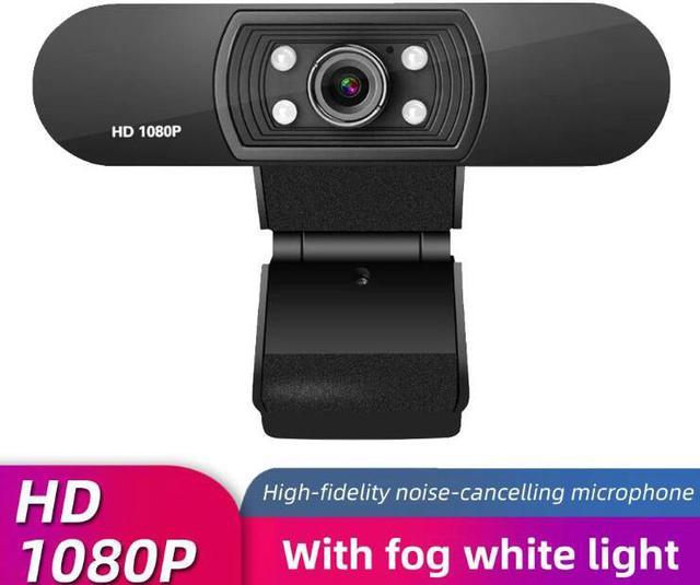 Wansview 1080P HD USB Webcam with Dual Microphone & Auto Light Correction,  Compatible with Desktop Computer, Laptop and TV, Plug and Play Web Cam for