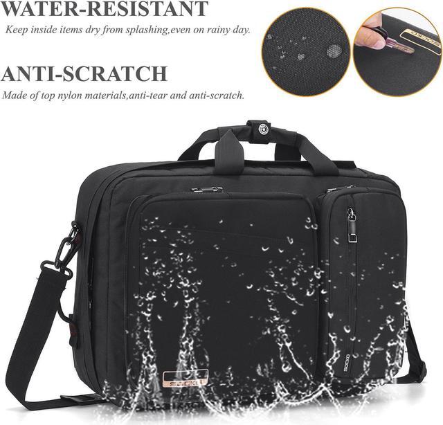 Alt view image 6 of 7 - Jansicotek Laptop Backpack Fit up to a 17.3 Inch Laptop with Thick Padded Stylish Water Resistant College School Bag for Men Women Boys and Girls, Black