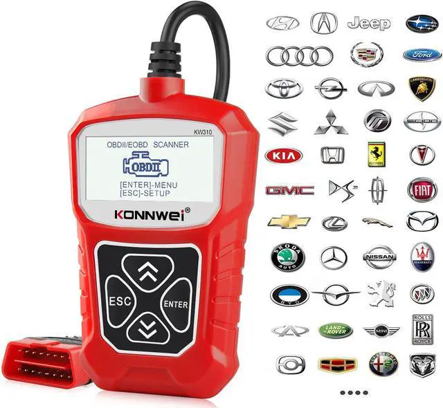 Main image of KW310 OBD2 Scanner Professional OBD II Auto Fault Code Reader Automotive Check Engine Light Diagnostic EOBD Scan Tool for All OBDII Protocol Cars Since 1996