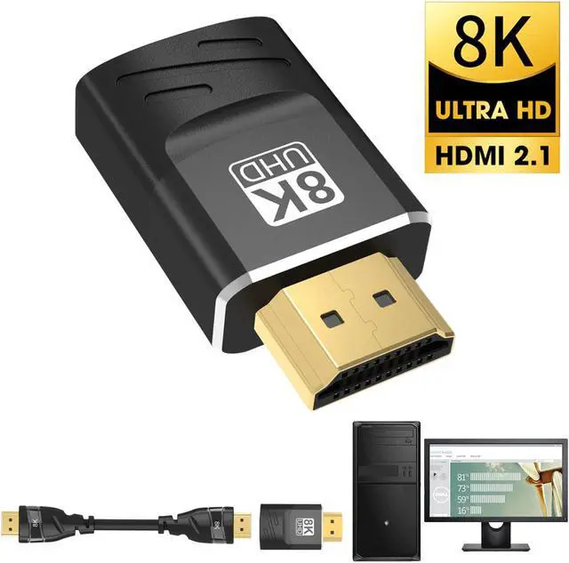 Main image of 2-Pack HDMI Extender 8K HDMI 2.1 Male to Female Connector Cable Extension Adapter Coupler for PS4/3 TV Switch HDMI Extender