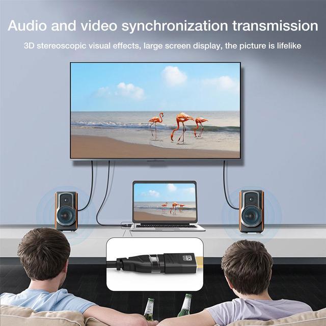 Alt view image 7 of 7 - HDMI Male to Female Adapter 8K@60Hz 4K@120Hz, 2 Pack HDMI Extender Connector for Fire Stick TV Roku Monitor Laptop Projector PS5