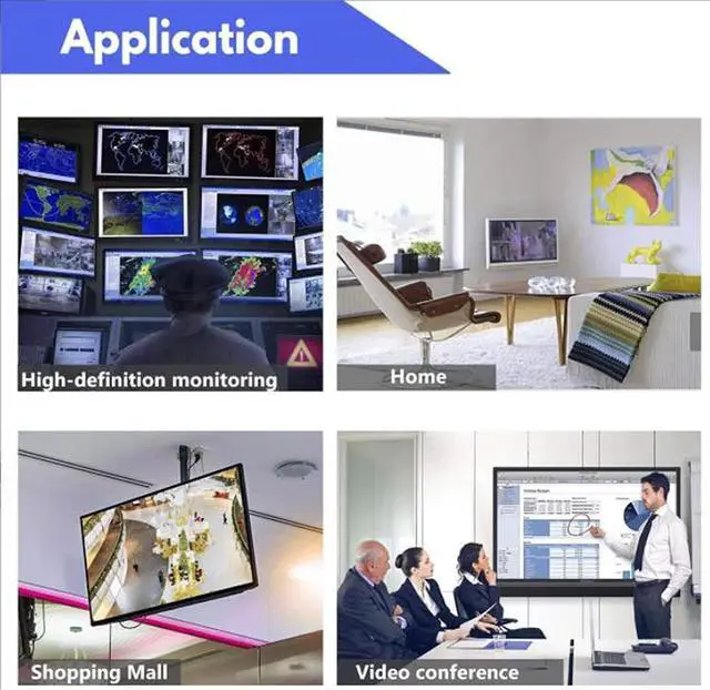 Alt view image 7 of 7 - 4K HD BNC to FHD HDMI Video Converter for Monitors & DVRs,Jansicotek converts HD-TVI/AHD/CVI & Composite Video Signal/CVBS from BNC Video Signal to HDMI