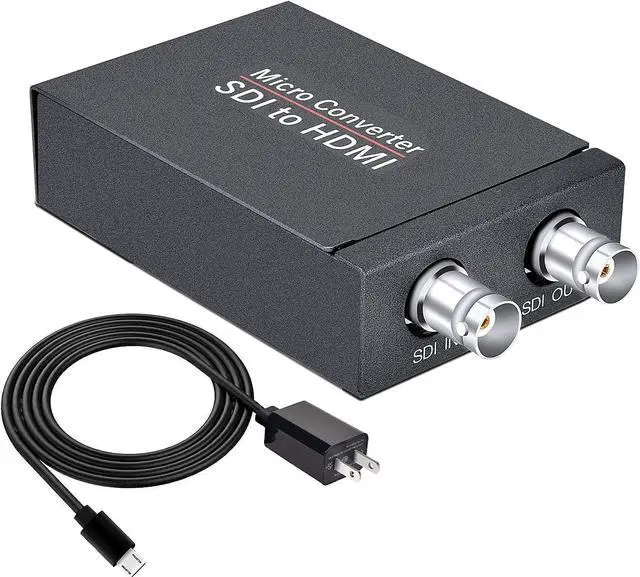 Main image of 1080P SDI to HDMI,Jansicotek 3G-SDI/HD-SDI/SD-SDI to HDMI Converter Adapter,SDI in HDMI Out, SDI in SDI Out Loopout 1080P @60Hz Video Audio Splitter, Auto Format Detection and Stereo Audio De-embedder
