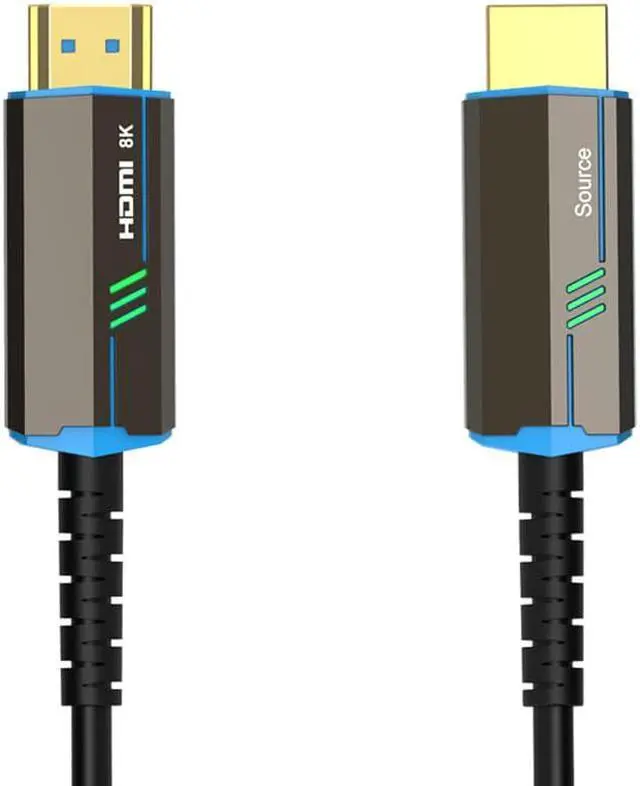 Main image of 8K Game Fiber Optic HDMI Cable 65FT (48Gbps, in-Wall CL3 Rated, eARC, 8K 60Hz, 4K 144Hz, HDCP 2.3, HDR10+) Ultra High Speed Long HDMI 2.1 Cable - for Gaming, VR, HDTV, Monitor, PC