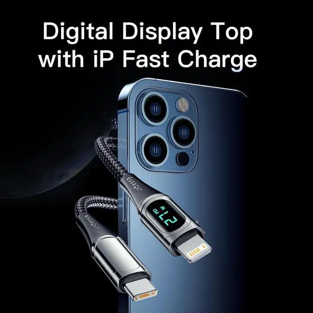Alt view image 7 of 7 - [1 Pack 3.3FT] New Nylon PD27W USB-C to Lightning Charging Cord for [ MFi Certified] for iPhone 14 14 pro 13 13 Pro 12 Pro Max 12 11 X XS XR 8 Plus, AirPods Pro, Supports Power Delivery