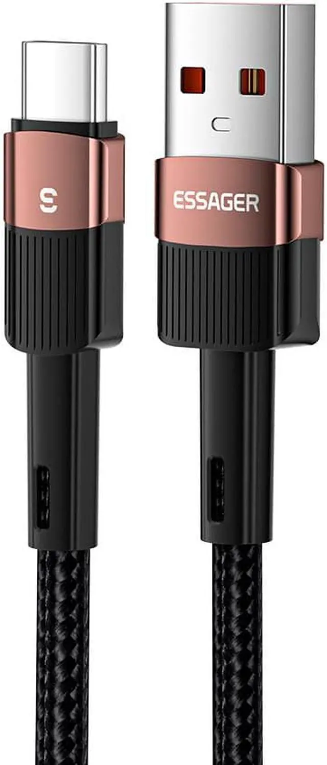 Main image of 100W 7A PD Fast Charging Data Cable USB A to C 480 mbs Data sync and Charging for Samsung S21 S20 iPad Pro Google Pixel LG - [1-Pack, 3.3ft]