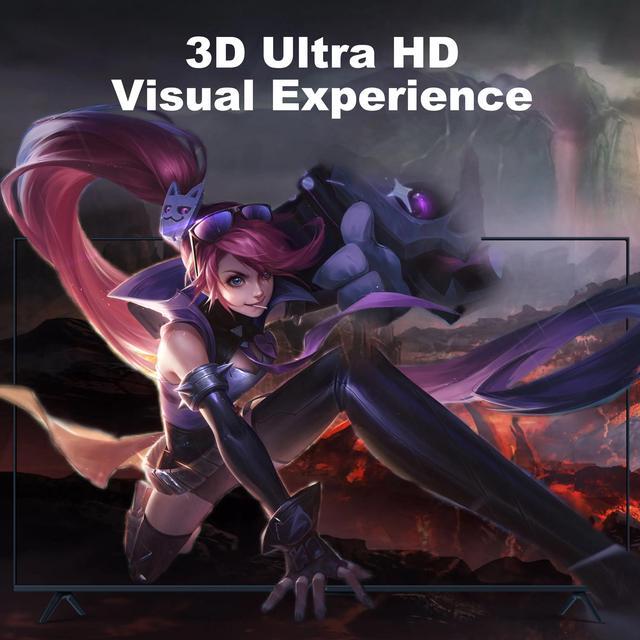 Alt view image 7 of 7 - 16K DisplayPort 2.0 Cable 3.3FT, DP2.0 Cable 240hz,Ultra High Speed 80Gbps, DP Cable 16K@60Hz, 8K@120Hz, 4K@240Hz, HDR, HBR3 Display Port Cord for Laptop/PC/TV/Gaming Monitor