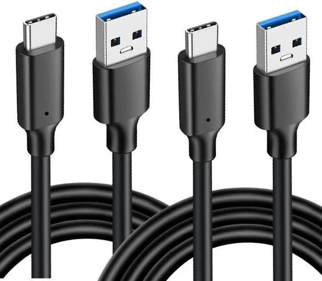 Main image of 10Gbps USB 3.2 Gen 2 Cable 1.6 ft+1.6 ft, 10Gbps High-Speed, Support 60W 3A Fast Charging for Laptop, MacBooks, iPad Pro, Dell, Phones, Docking, SSD,Hard Drives etc