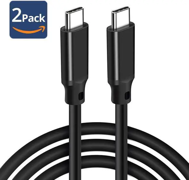 Main image of USB-C to USB-C 3.2 Gen 2x2 Adapter Charger Cable,100w Fast Charger, 20Gbps High-Speed, USB-IF Certified,4K@60Hz Video Output for iPad, Samsung Galaxy, Tablets, Laptops, 3.3 Foot, 2Pack, Black