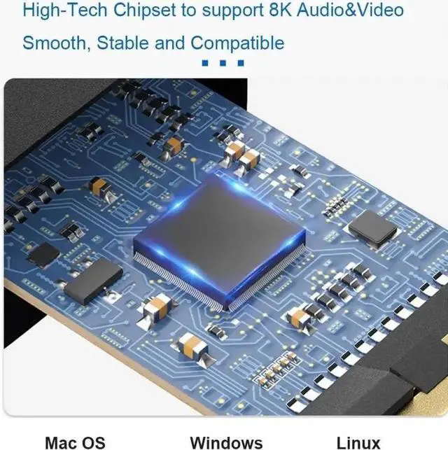 Alt view image 7 of 7 - 48Gbps 8K USB C to HDMI 2.1 Cable 3.3 ft, Support 4K 120Hz and 8K 60Hz HDR - Thunderbolt 3, Thunderbolt 4, USB4 Compatible with MacBook Pro/Air, iMac - Max Resolution on Any MacBook is 4K 60Hz