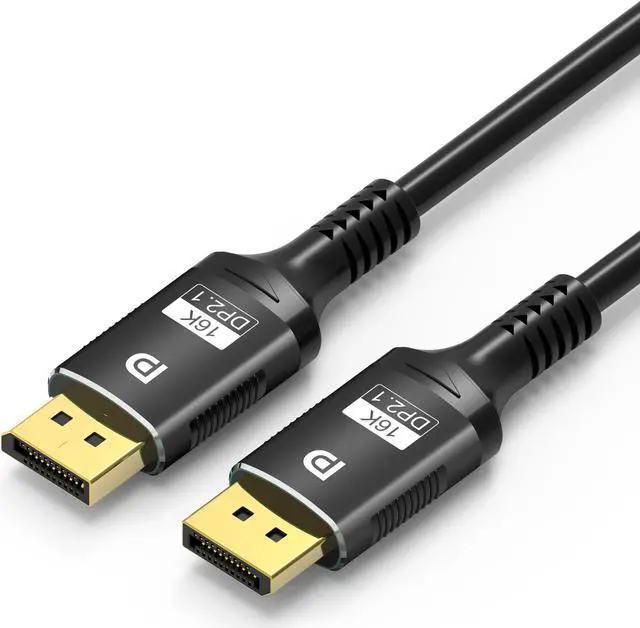 Main image of 3.3FT DP to DP Cable 2.1 [VESA Certified] DP2.1 80Gbps Support 16K@30Hz 8K@60Hz/120Hz 4K@240Hz HDR, HDCP, DSC 1.2a, Braided Display Port Cable Cord Compatible FreeSync G-Sync Video Card Monitor