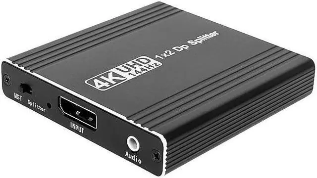 Main image of Jansicotek 4K 144Hz DisplayPort Switch 4K Splitter DP 1.4 Switcher Box 1 in 2 Out Supports 4K 60Hz / 4K 30Hz Compatible with PC Host Monitor Laptop etc