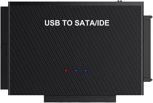 Main image of Jansicotek SATA/IDE USB C Adapter, Hard Drive Reader with USB A and USB C Port for Universal 2.5"/3.5" Inch External HDD/SSD with 12V 2A Adapter, Support 6TB for Windows and Mac OS