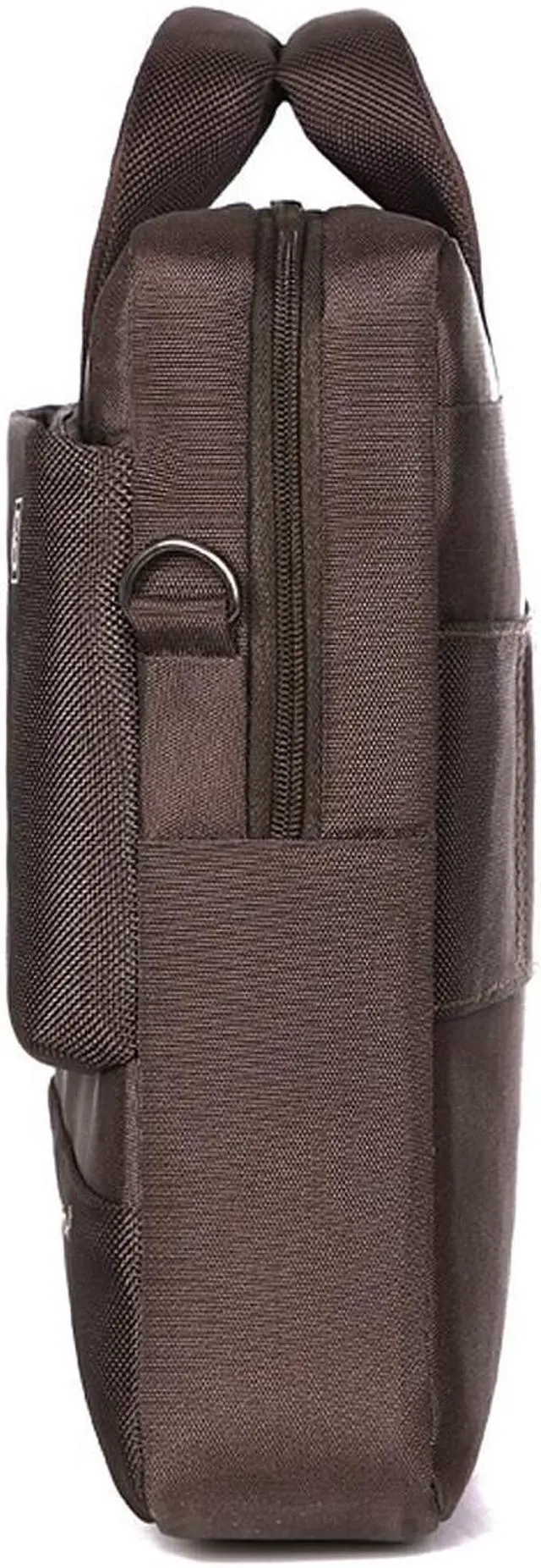 Alt view image 2 of 8 - Jansicotek 15.6 Inch Notebook Case, Water Resistant Nylon Laptop Bag Cover Sleeve Briefcase Handbag Shoulder Bag with Back Blet For 15-15.6 Inch Apple Macbook, Notebook, Laptop, Tablet PC, Ultrabook