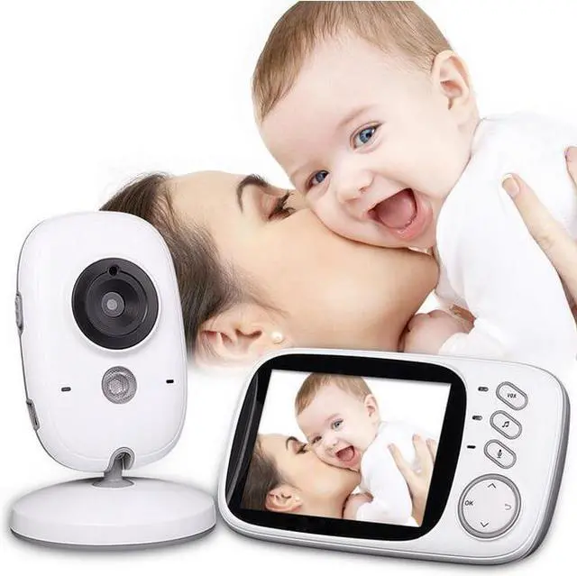 Main image of Jansicotek Wireless Video Baby Monitor 3.2"Color LCD Child Safety Monitoring Home Security Surveillance Indoor Digital Camera with 2-way Audio IR-cut Night Vision- Mother's Day Gifts