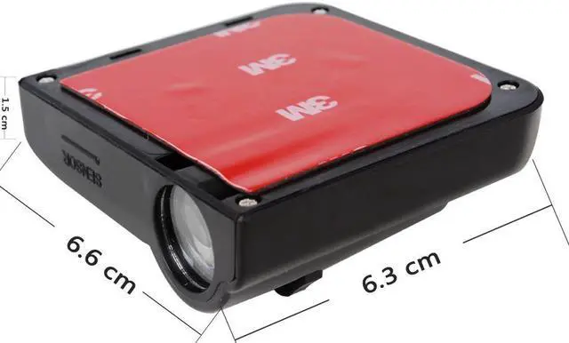Alt view image 3 of 7 - Jansicotek Car Door Projector Lights 2 Pcs Wireless Led Car Lights With Magnet Sensor Auto Courtesy Welcome Logo Shadow Lamp Battery Operated 6AAA included(Captain America)
