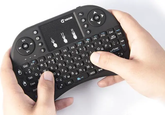 Alt view image 4 of 7 - Jansicotek i8 mini 2.4 GHz Multi-media Remote Control Touchpad TV BOX PC Laptop Tablet Laptop Tablet Pad