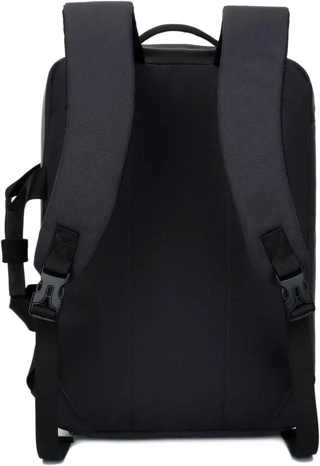 Alt view image 3 of 7 - Jansicotek SOCKO 17 Inch Laptop Backpack with Side Handle and Shoulder Strap for Up to 17 Inches Laptop Notebook Computer,Black+Pink