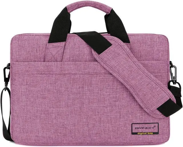 Alt view image 2 of 8 - Jansicotek 13"13.3" 14" 14.6" 15"  15.4" 15.6" Laptop Shoulder Bag Messenger Bag for Macbook Air PRO Retina Laptop / Notebook / MacBook / Ultrabook / Chromebook Computers,(13-13.3 Inch,Purple)
