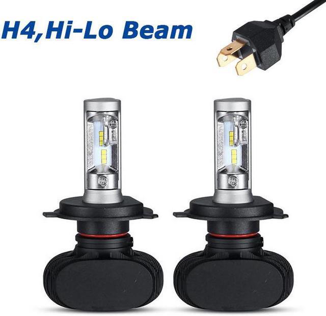 Alt view image 2 of 7 - Jansicotek  H4/9003/HB2  LED Headlight Bulb, 50W 6500K 8000Lumens Extremely Brigh CSP Chips Conversion Kit