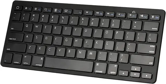 Alt view image 3 of 8 - Jansicotek Bluetooth Ultra-Slim Keyboard for iPad Air 2 / Air, iPad Pro, iPad mini 4 / 3 / 2 / 1, iPad 4 / 3 / 2 , New iPad 9.7"(2017), Galaxy Tabs and Other Mobile Devices (Black)
